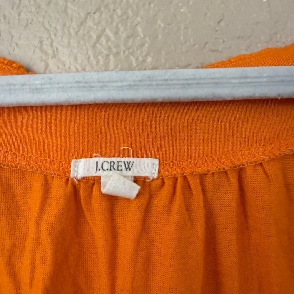 j.crew orange dress size XLarge